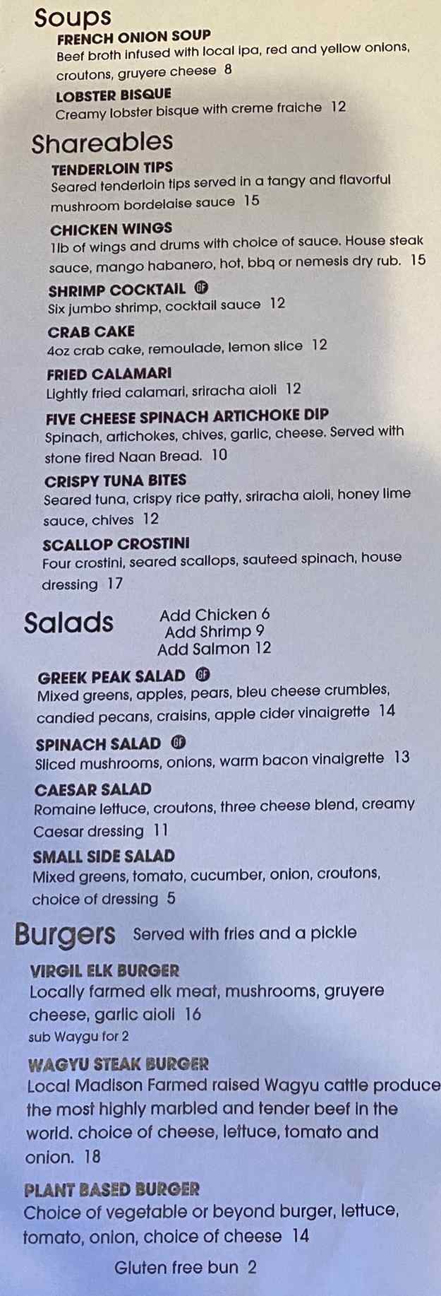 Carvers Menu Prices _ Early Dining Menu – FZFJK